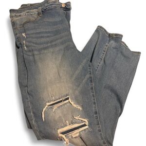 Wax Jean Ripped